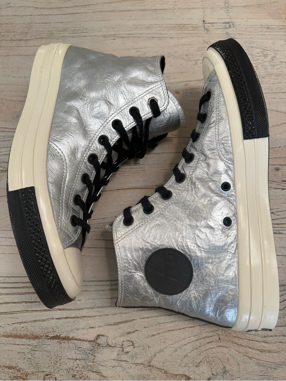 Men’s Converse Chuck 70 High Silver size 12 - Picture 11 of 16